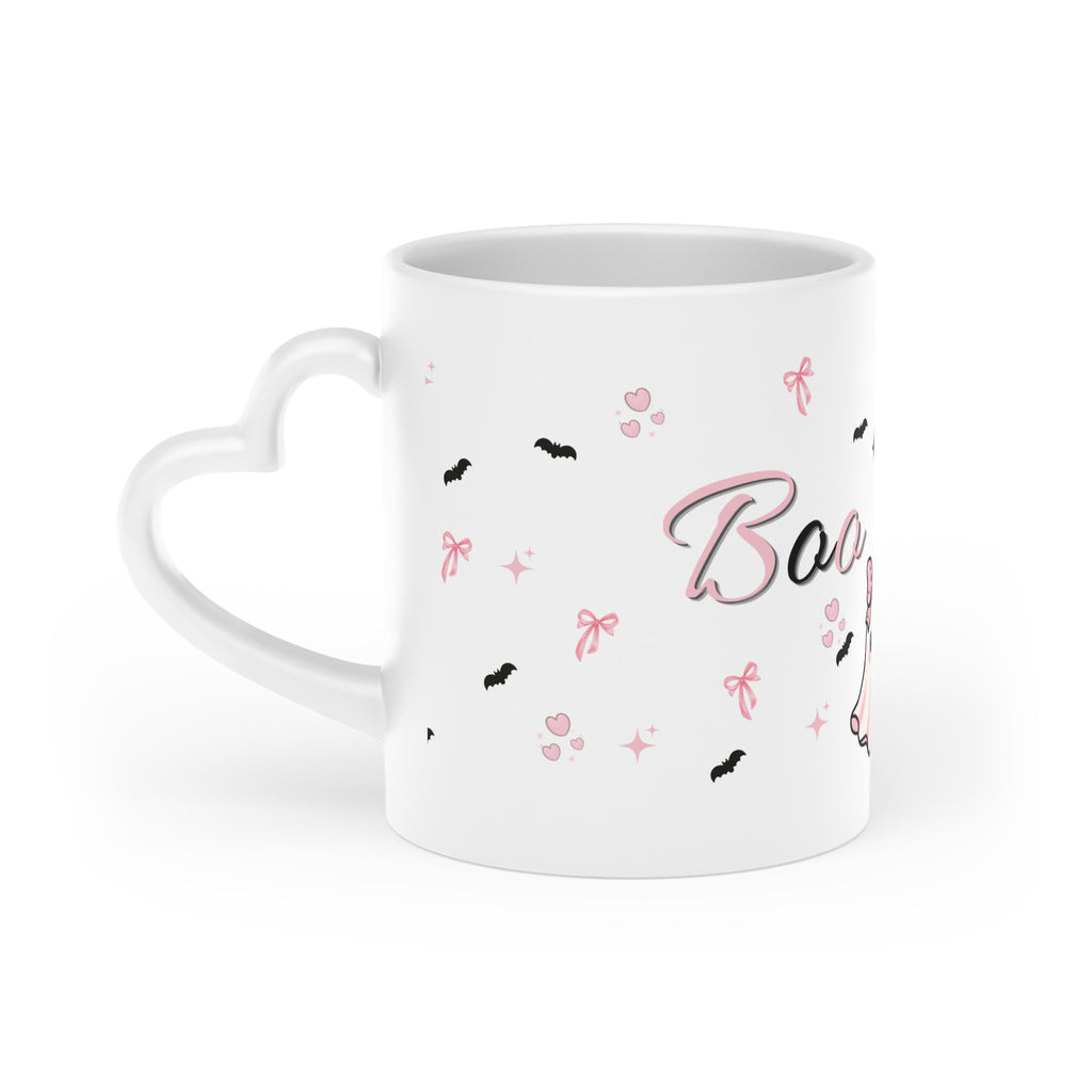 Halloween Heart Mug - Cute Kawaii Ghost Design | Limited Edition