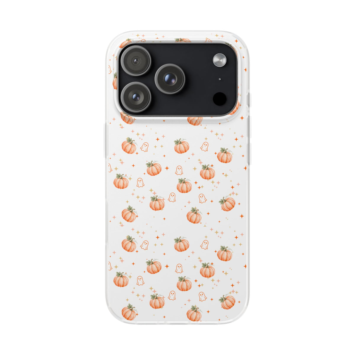 Cute Pumpkin Phone Case - Halloween Flexi Phone Cover | Drop Protection