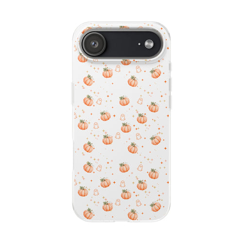 Cute Pumpkin Phone Case - Halloween Flexi Phone Cover | Drop Protection