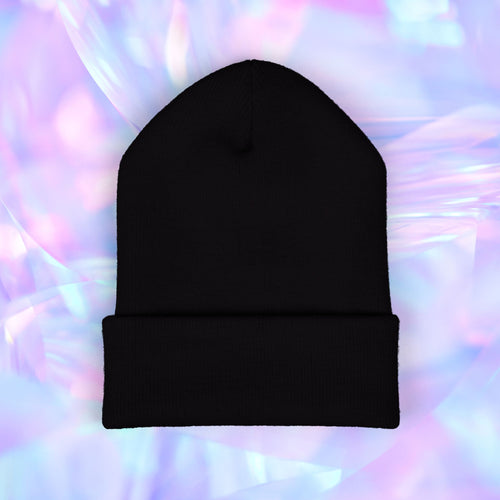 Personalized Name Does It Better black beanie, view 2